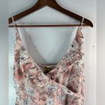 Prince & Fox XL Boho Floral Babydoll Smocked Dress/ Top with Spaghetti Straps Pink Photo 2