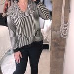 Paper Crane  large black striped hoodie sweatshirt Photo 1