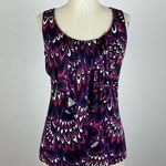 Trina Turk Patterned Silk Tank Top Photo 0