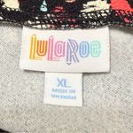 LuLaRoe  Cassie Skirt XL Black Pink Aqua Geometric Stretch Pencil Bodycon Photo 2