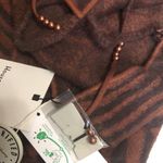 House Of Sunny NWT  Shape Of My Heart Hockney Stretchy Midi Dress Brown Cocoa US6 Photo 7