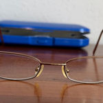 Blue Moon Brown Eye Glasses Eyewear BM315 140mm Frames Full Rim Eclectic Grandpa Photo 0