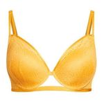 City Chic Woman’s Caddie Contour Bra Yellow Size 40DD Photo 0