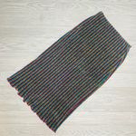 Urban Outfitters  Ecote Sparkly Stripe Midi Skirt rainbow stripe size small petit Photo 3