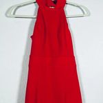 Lulus  Red Flirty Night Slit Dress NWT Photo 4