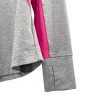 FootJoy  Womens Gray Pink Quarter Zip Pullover Sweater Long Sleeve Athletic Top Photo 1