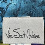 Vintage Via Sant Andrea Dress Women 14 Petite Multicolor Floral Artsy Retro 80s Size 14P Photo 5