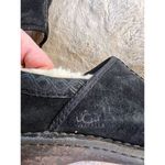 UGG  Australia Unisex Black Sheepskin Slip-On Loafers Casual Shoes Photo 8