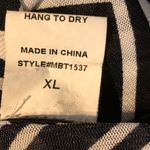 Siren Lily  Maternity XL Black & Silver Peplum Top Photo 8