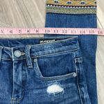 BLANK NYC high rise tapered embroidered pom pom jeans size 24 Photo 5