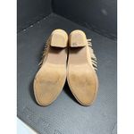 Joie  Loren Fringe Booties‎ Suede Leather Western Cowboy Beige Womens 39 US 9 Photo 4
