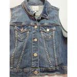 Torrid denim vest button front size 1 Photo 3