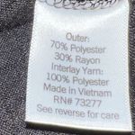 Croft & Barrow  black quilted style quarter zip up top. Photo 5