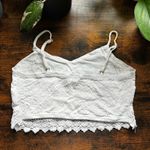 Xhilaration  Floral Embroidered Lace Trim Crop Top Photo 2