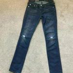 AG Adriano Goldschmied ripped black the Stevie slim straight jeans in size 25 Photo 0