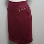 Michael Kors Michael burgundy ponte pencil skirt size 8 Photo 2