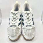 Adidas Ligra 7 Volleyball Shoes FZ4660 White Black Gum Women’s Sz 7 Indoor Court Photo 1