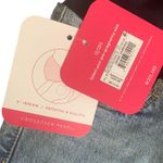 Isabel Maternity Over Belly Midi Light Wash Jean Shorts Size 2/26 Photo 3