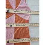 Princess Polly  Sienna Tank Bodycon V Neck Mini Dress Orange & Pink Sz S/M Photo 7