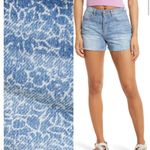 BP . HIGH WAISTED Floral All Over Print Denim MOM SHORTS Size 23 NWT Photo 4