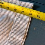 Gap “Limited Edition” White/Blue Striped Cropped Jeans | Women’s Size 14 Photo 6