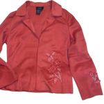 BCBGMAXAZRIA BCBG Red Soft Blazer​ Photo 4