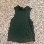 Silver Jeans Co Green Cut Out Fitted Tank Top Photo 1