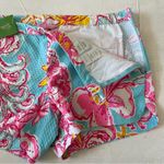Lilly Pulitzer Adie Shorts Breakwater Blue Pink Lolita Size 4 NWT Photo 7