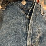 Boyish TOMMY STRETCH ETERNAL SUNSHINE CROP DENIM BLUE BUTTON FLY JEANS RAW HEM Photo 5