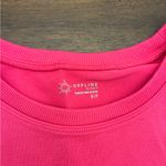 Aerie  Offline Top Seamless Sidewalk Crop Shirt Women’s Small Pink Short Sleeve Photo 1
