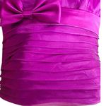 Elegant Purple Ruffle Holiday Sleeveless Party Dress by PRETTY MAIDS ~ Women's 8 Photo 3