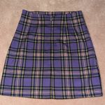 Brandy Melville John Galt Purple Plaid Cara Skirt Photo 1