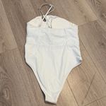 Ramy Brook BNWT White India One Piece Bathing suit Swimsuit Size Large Bride Photo 4