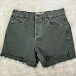 Free People WE THE FREE Free‎ People Makai Cutoff Shorts Khaki Green Distressed Raw Hem 27 Photo 6