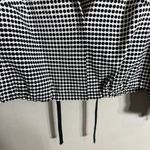 Akris Punto Polka Dot Blazer Jacket Women's 16 Black White Cropped Designer Chic Photo 8