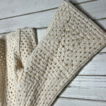 POL  Crochet Cardigan Sweater Cream Ivory Size Medium Photo 3