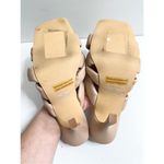 Abound ‎ Sandals Womens Size 9.5 Tan Square Toe Woven Stiletto Heels Photo 6