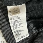 We The Free NWT Free People Brea Cut Off Denim Mini Skirt High Rise Faded Black Size 24 Photo 12