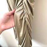 Tobi ‎ Cinched Cocktail Dress Olive NWT Small Photo 4