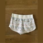 Athleta cabo beachside linen striped shorts Photo 6
