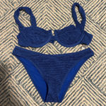 Pretty Little Thing  Bikini Set Navy Blue Photo 0