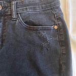 Judy Blue 7/28 Leopard Patch Black High Rise Ripped Skinny Jeans JB82168BK Photo 5