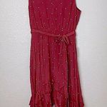 BNWT! JOYFOLIE MIA JOY India Red Polka Dot Dress Tie Waist Size XL Photo 0