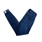 We The Free Crvy cropped ankle skinny jeans distressed raw hem dark wash 25 Photo 2