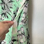 ZARA  Trafaluc Green Mint Floral Hawaiian Pockets Casual Sleeveless Mini Small Photo 7