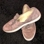 UGG Australia Carilyn ribbon sneakers suede leather slip on shoes brown size 9 Photo 2