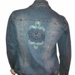Diane Gilman Vintage  Embellished Denim Jacket Photo 1