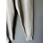 Cozy Heathered Brown Sweater Knit Jogger Pants with Drawstring Waist size Small Photo 7