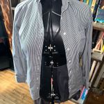 J Crew blue pinstripe preppy boy fit button down 0P top Photo 0