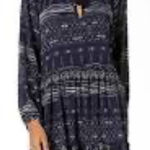 MISA Los Angeles Navy Peasant Dress Photo 0